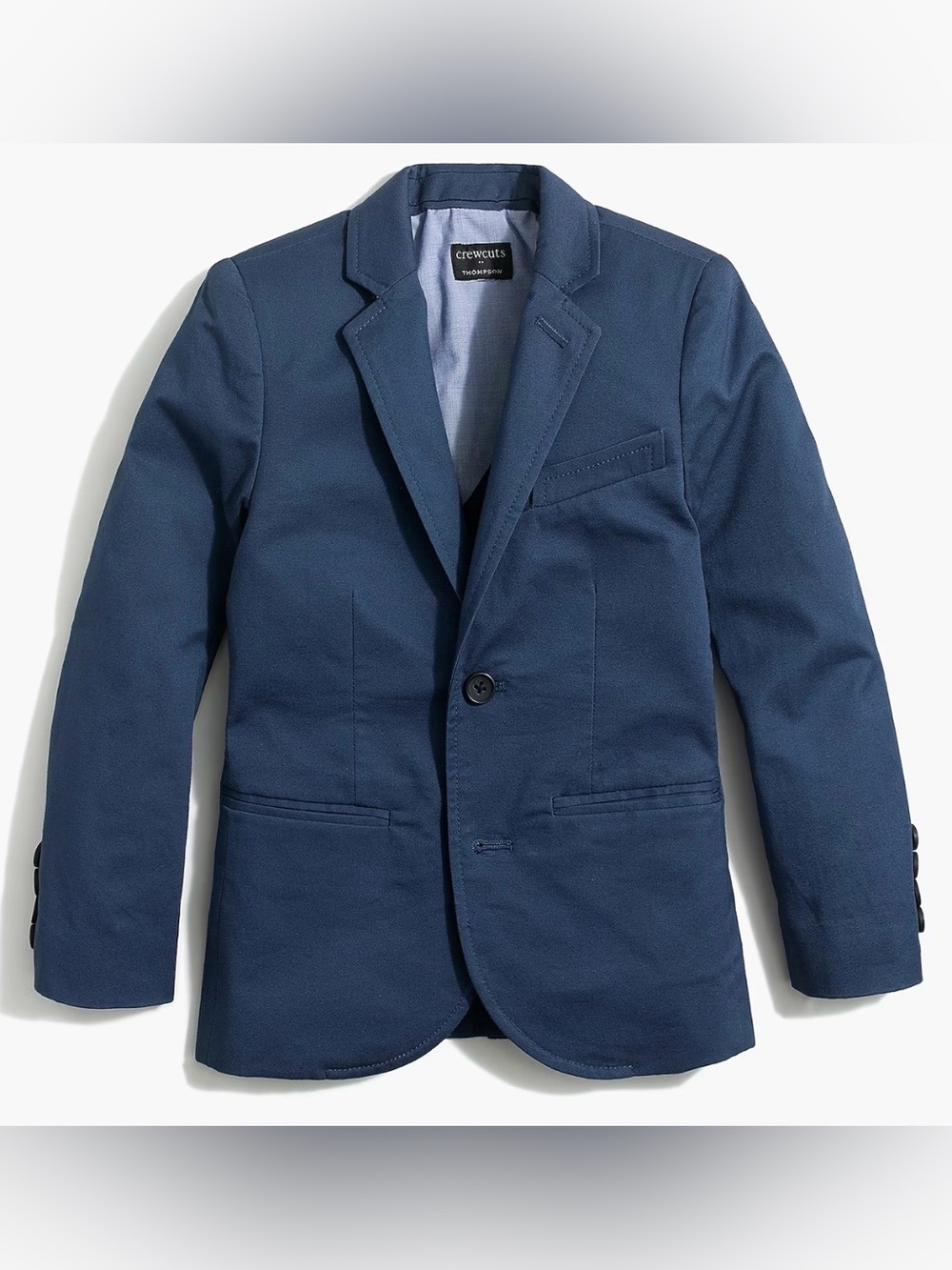 J. Crew Boys' Union Blue Two-Button Suit